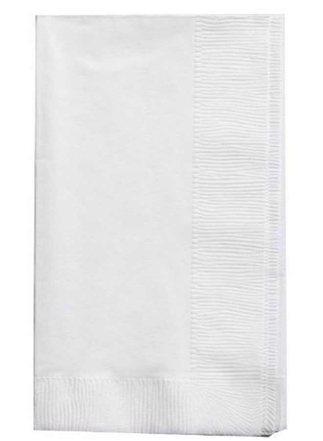 Perfectware 2 Ply Dinner Napkin White- 100 2-Ply White Dinner Napkins, 3" Height, 4" Width, 8" Length (Pack of 100)